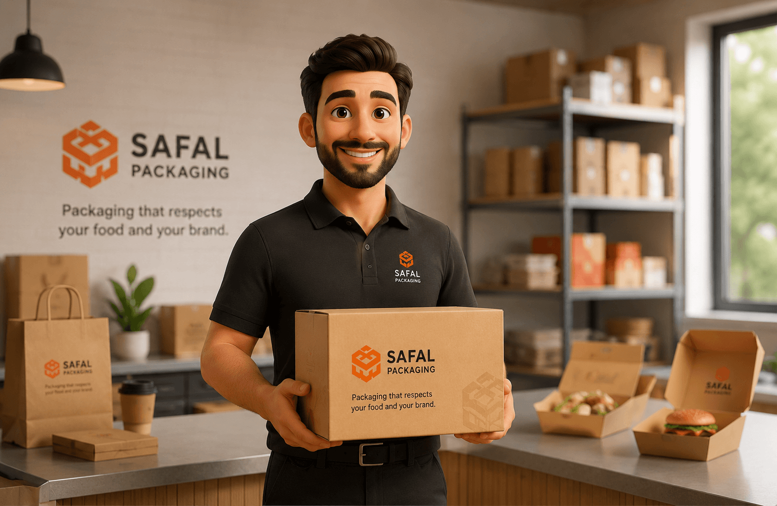Safal Packaging custom box manufacturing team in Ahmedabad warehouse