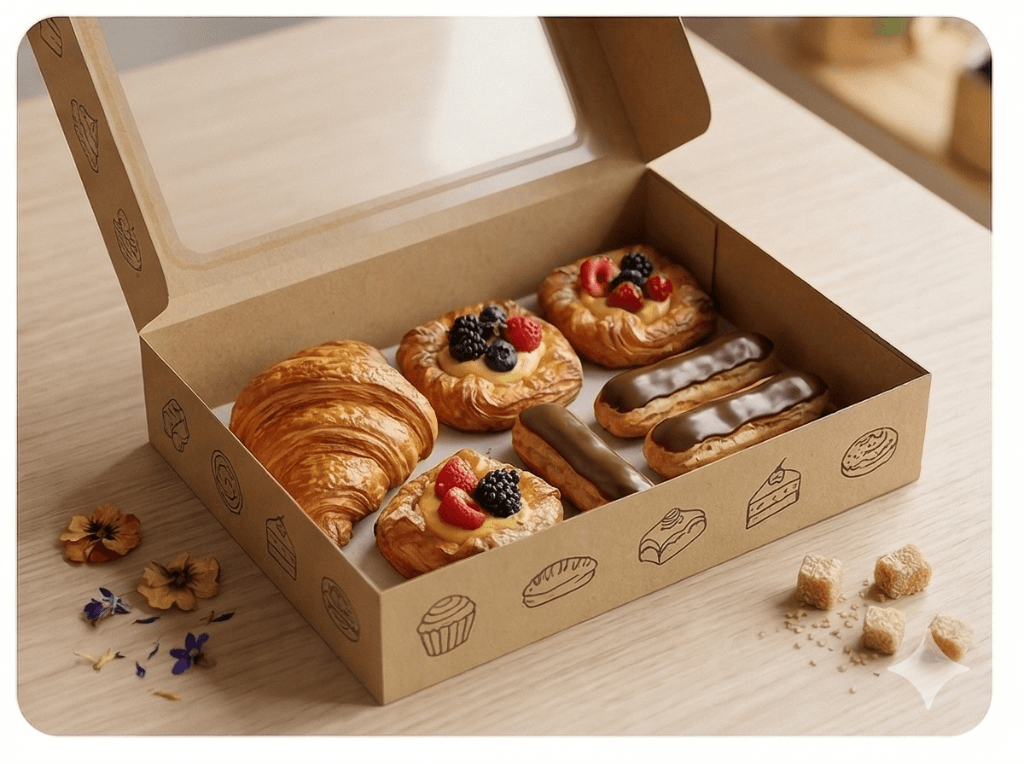 Window bakery and cake boxes for pastry shops in Ahmedabad