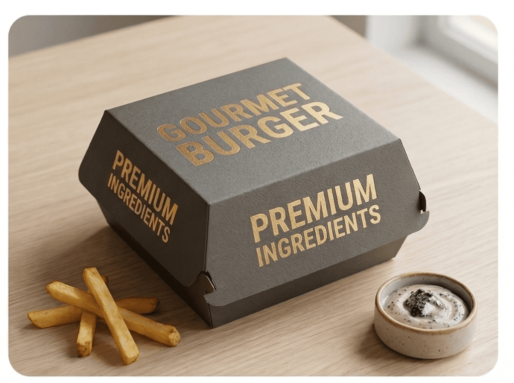 Custom fast food burger and pizza boxes for QSR brands in Ahmedabad