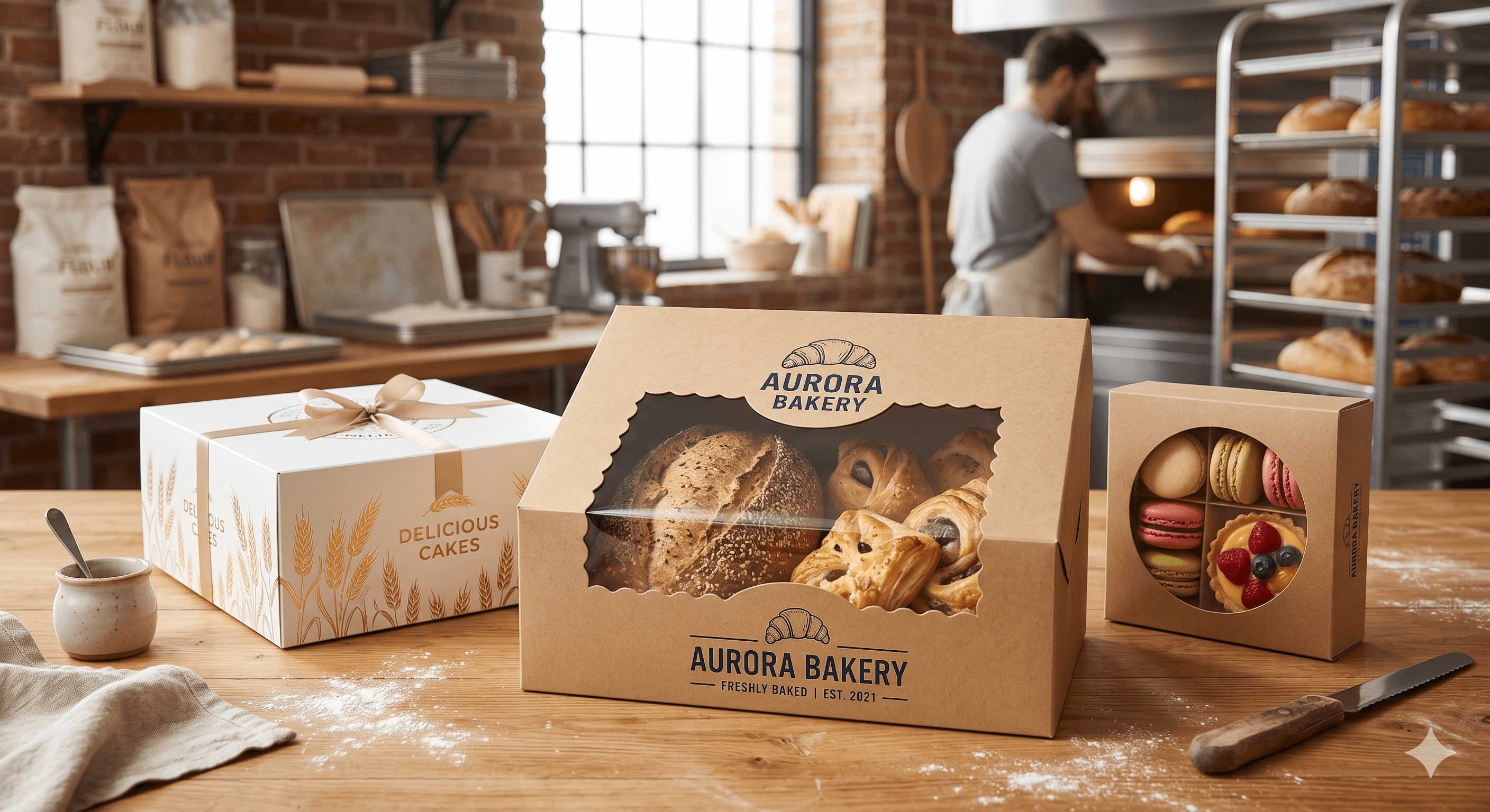 Bakery Boxes — custom packaging by Safal Packaging Ahmedabad