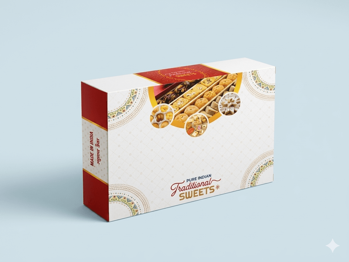 Corrugated sweet boxes