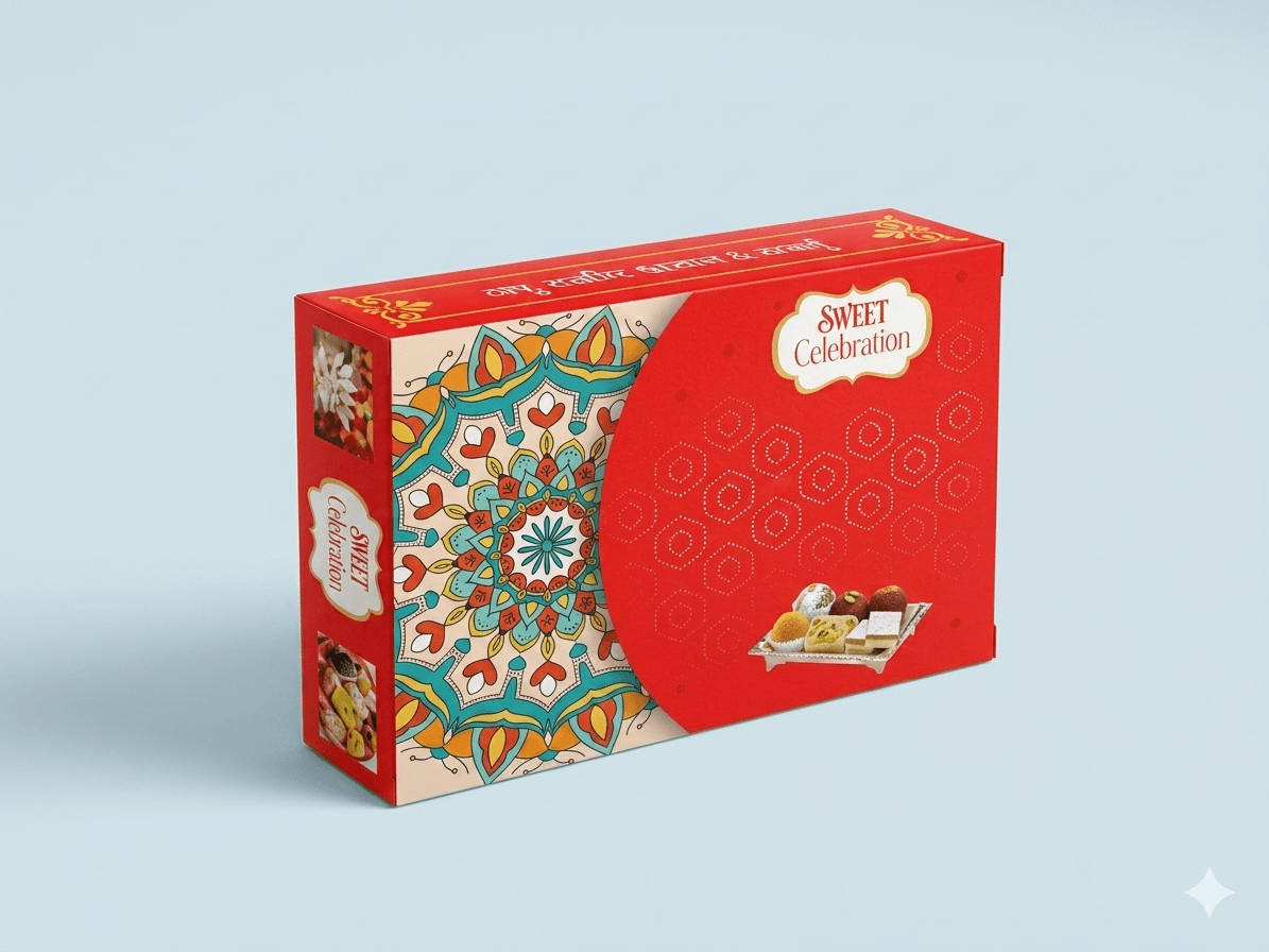 Corrugated sweet boxes