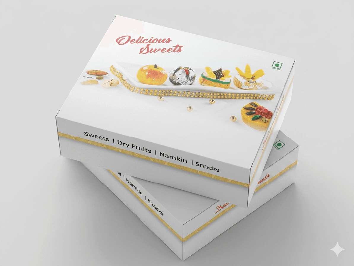Top and bottom sweet boxes