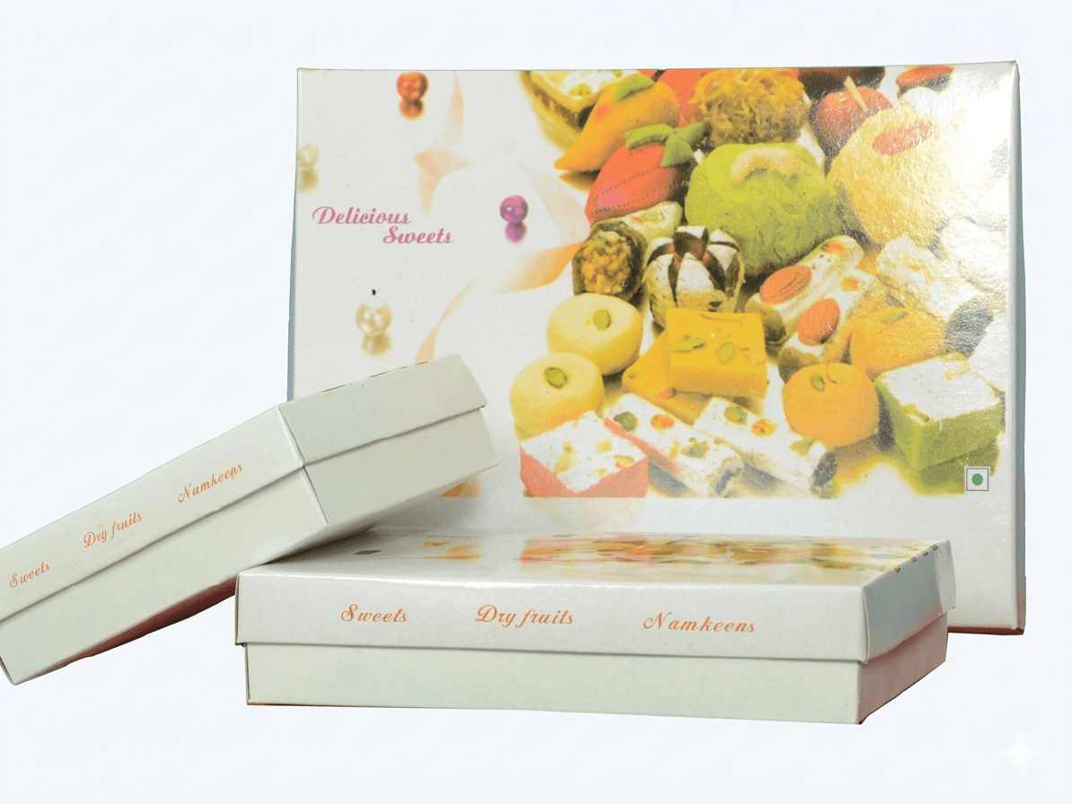 Top and bottom sweet boxes